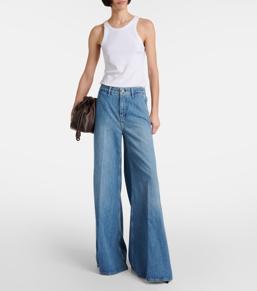 Extra Wide Leg high-rise jeans