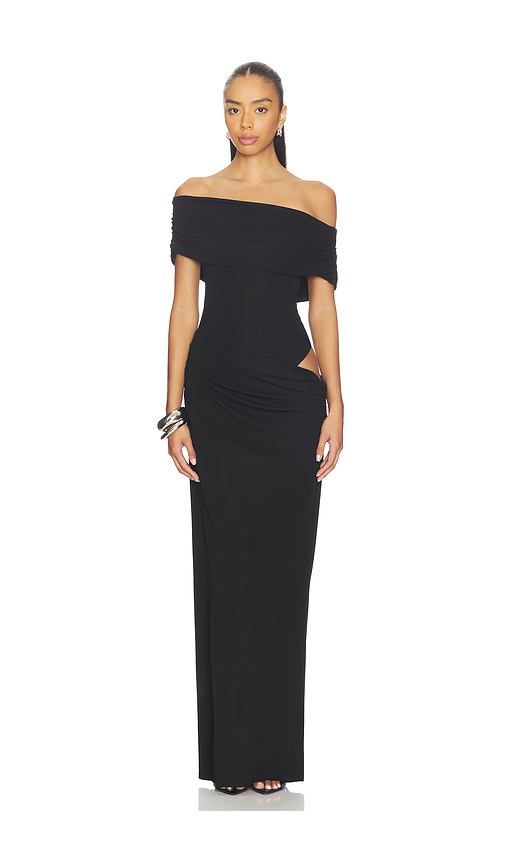 NBD Hadar Maxi Dress in Black. M. Also in L, S, XL