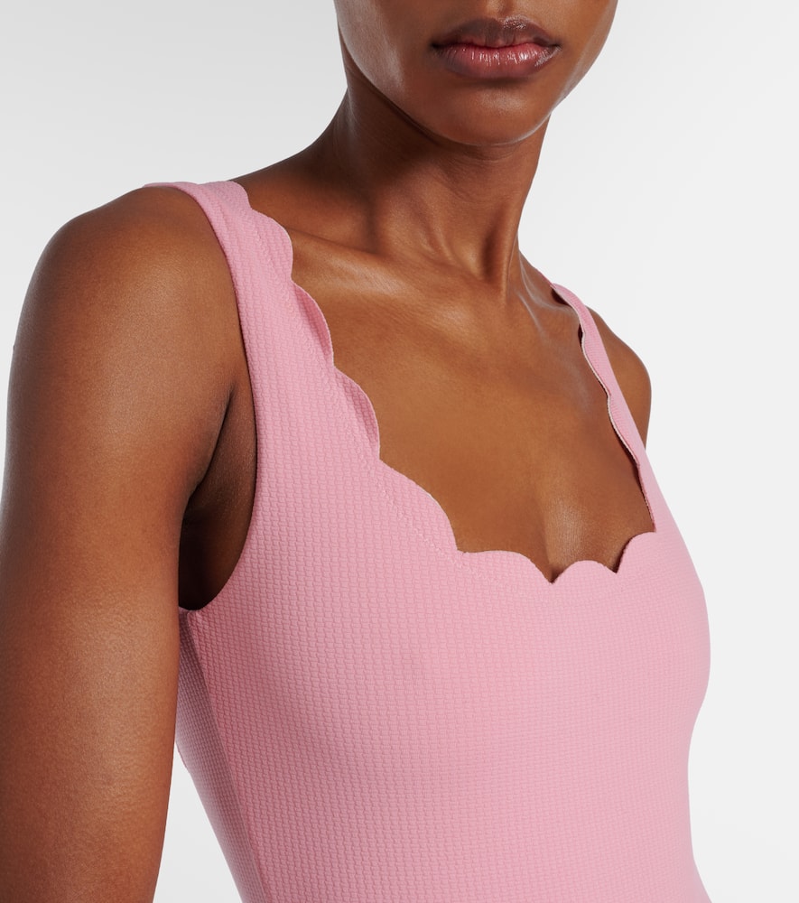 Palm Springs scalloped swimsuit