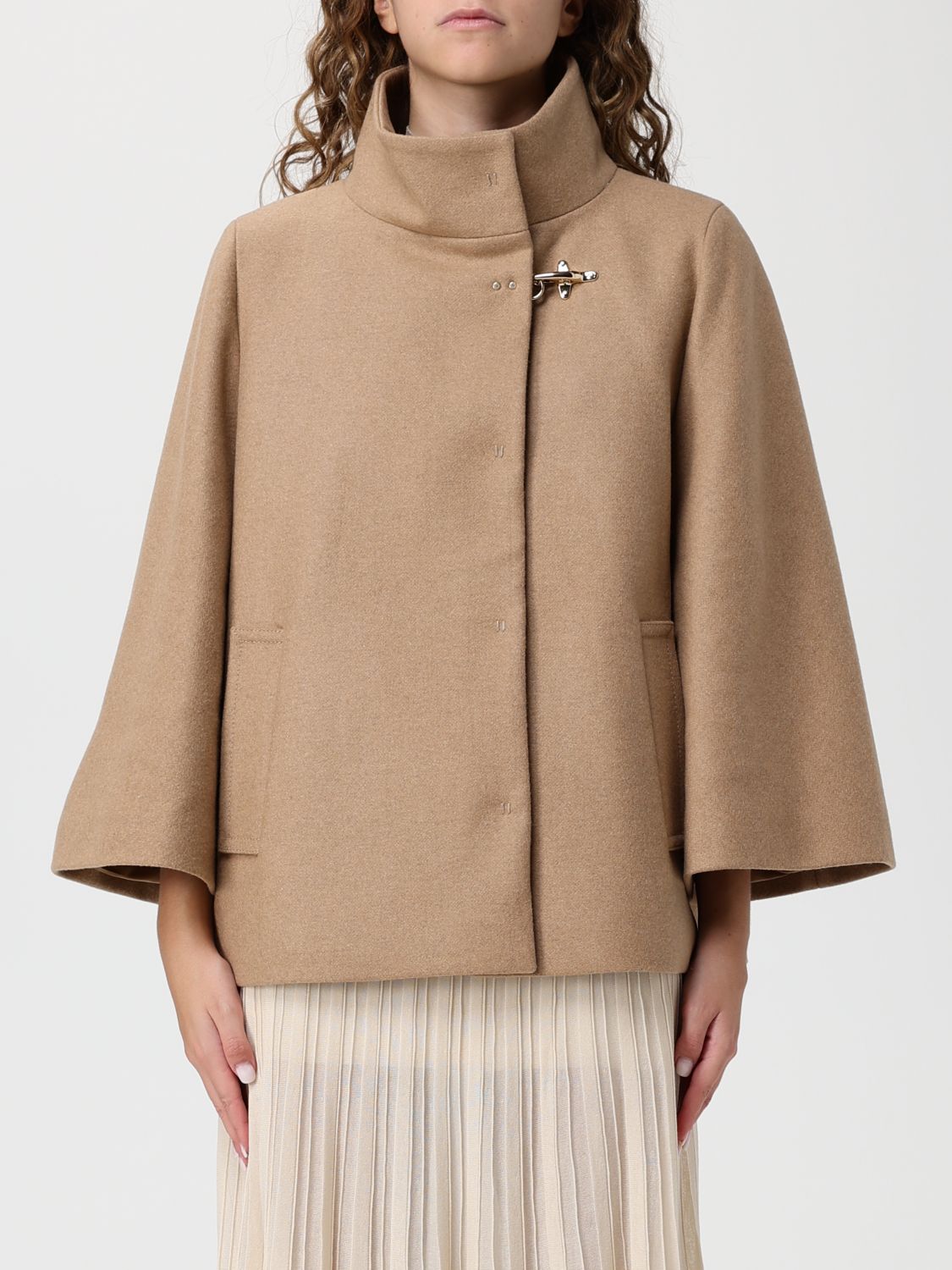 Coat Woman color Camel