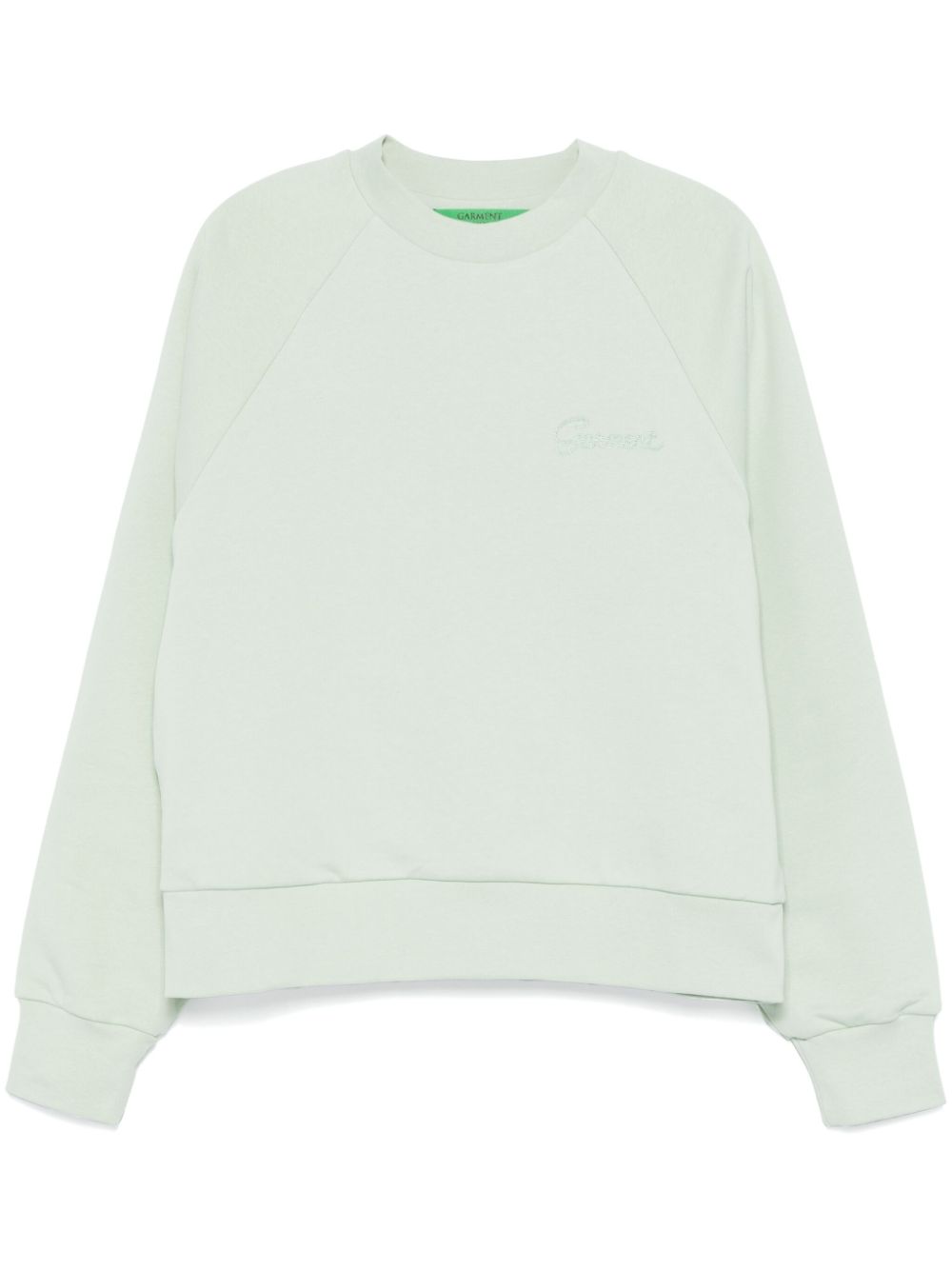 Logo-embroidered sweatshirt - Green