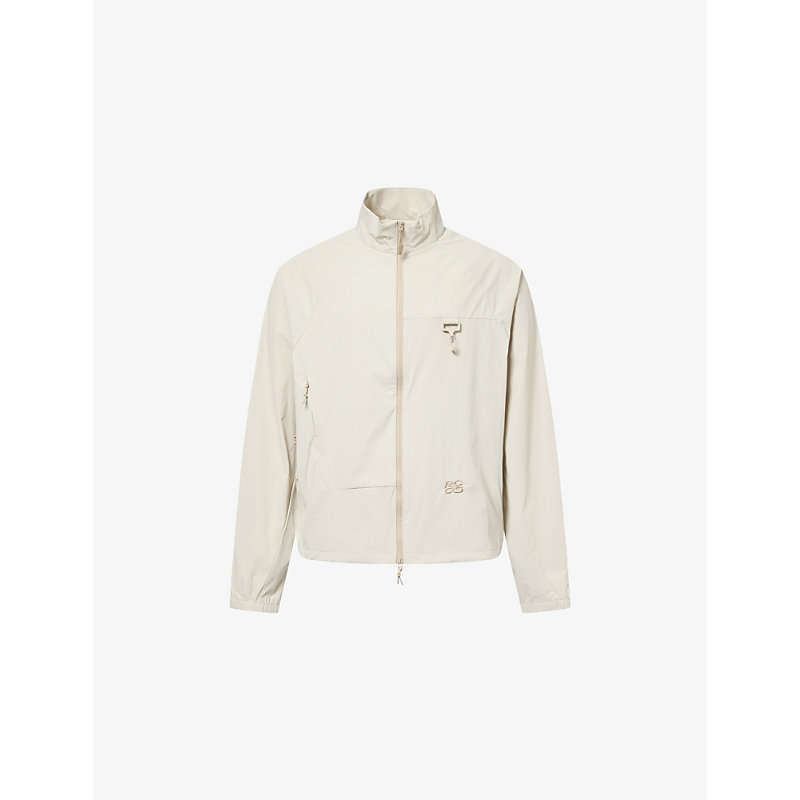 Mens Reyes Stand-Collar Soft-Shell Jacket