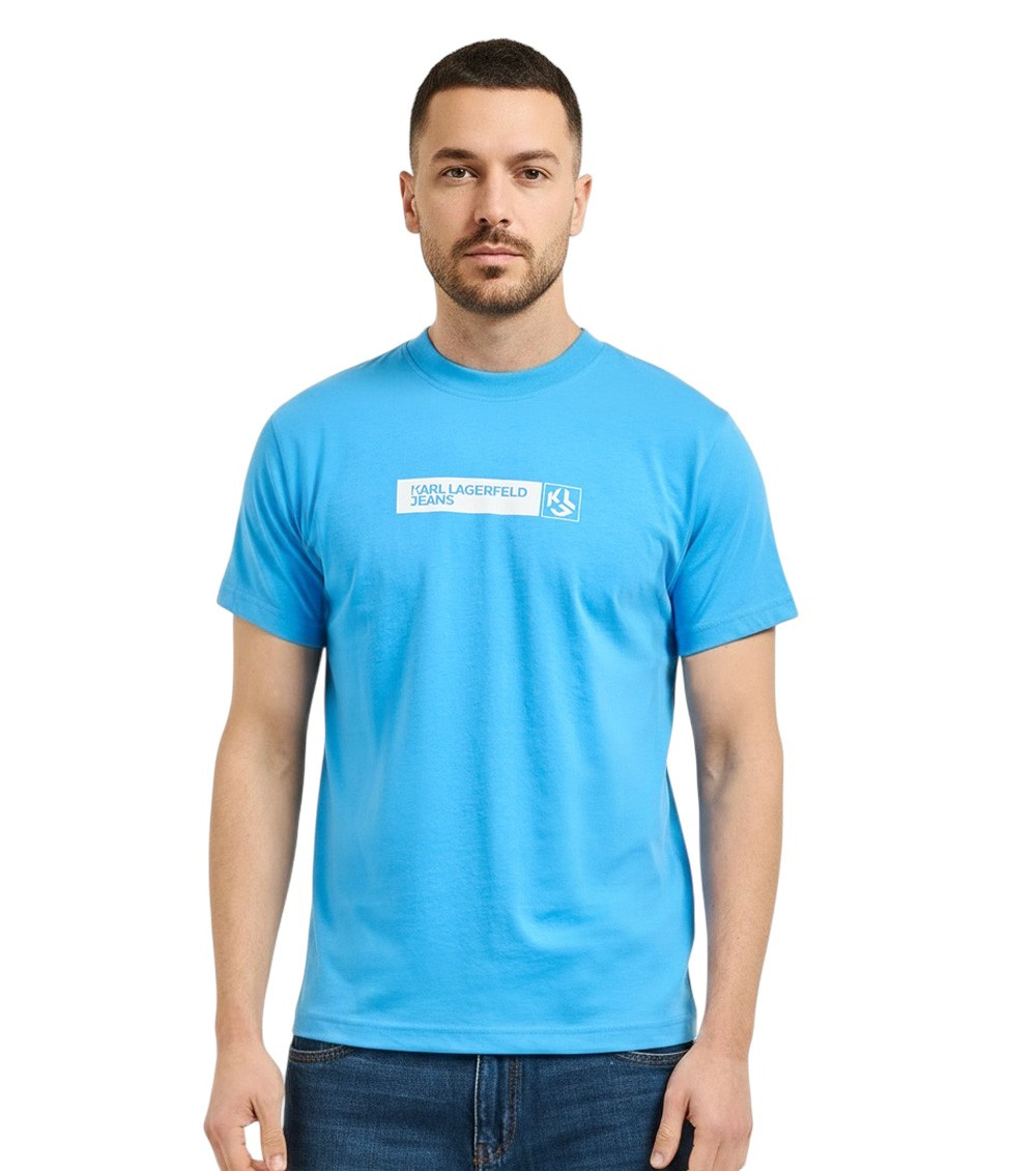 Blue Crew Neck T-Shirt