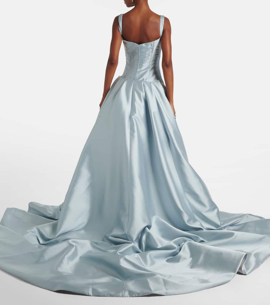 Satin gown