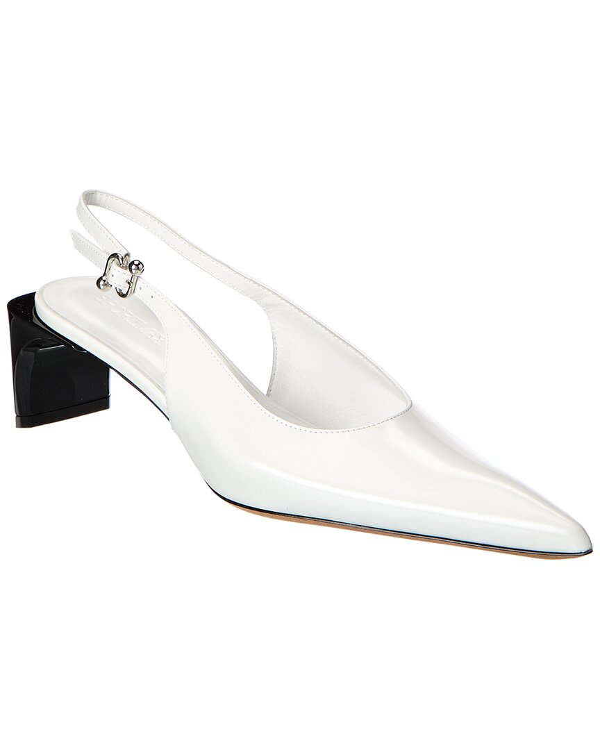 Attila Leather Slingback Pump