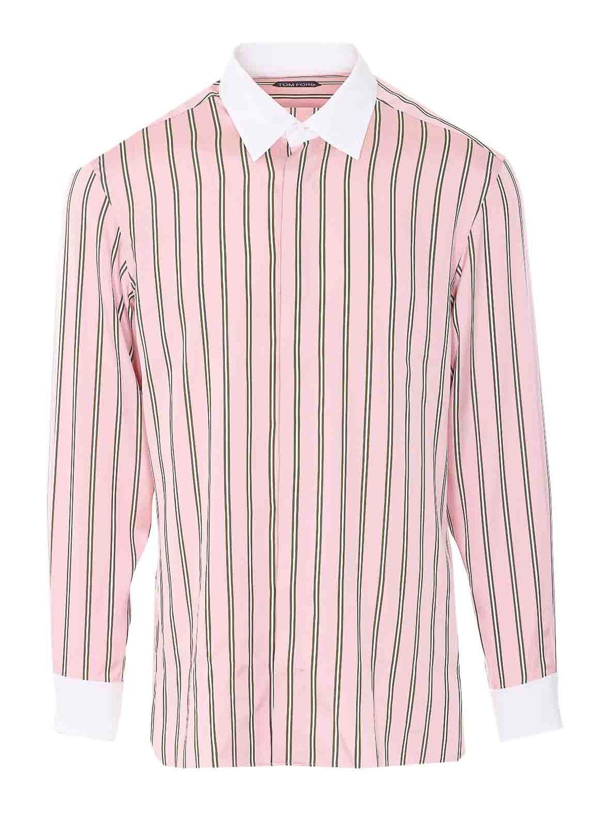 Shirts Pink Silk - Men