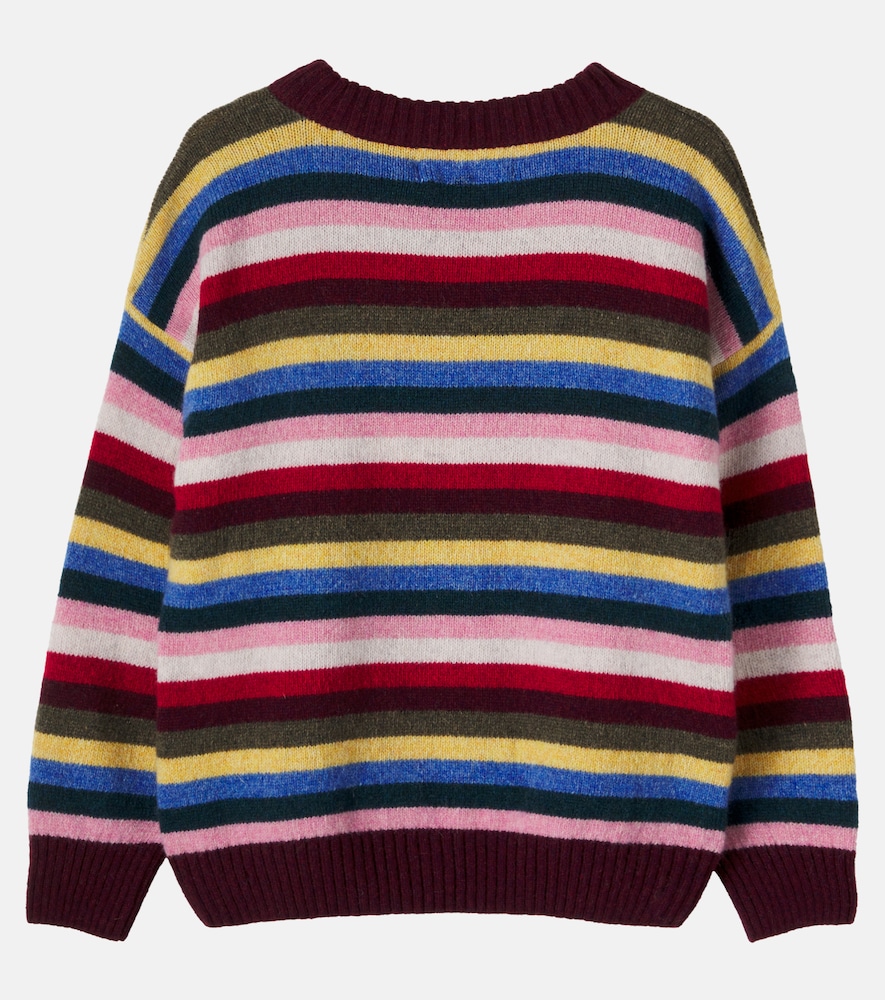 Root striped wool-blend sweater