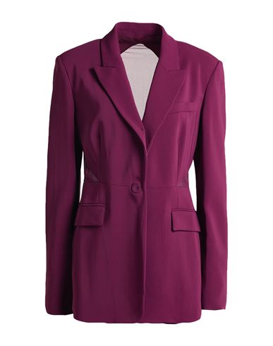 Woman Blazer Plum Size 8 Viscose, Elastane, Polyester