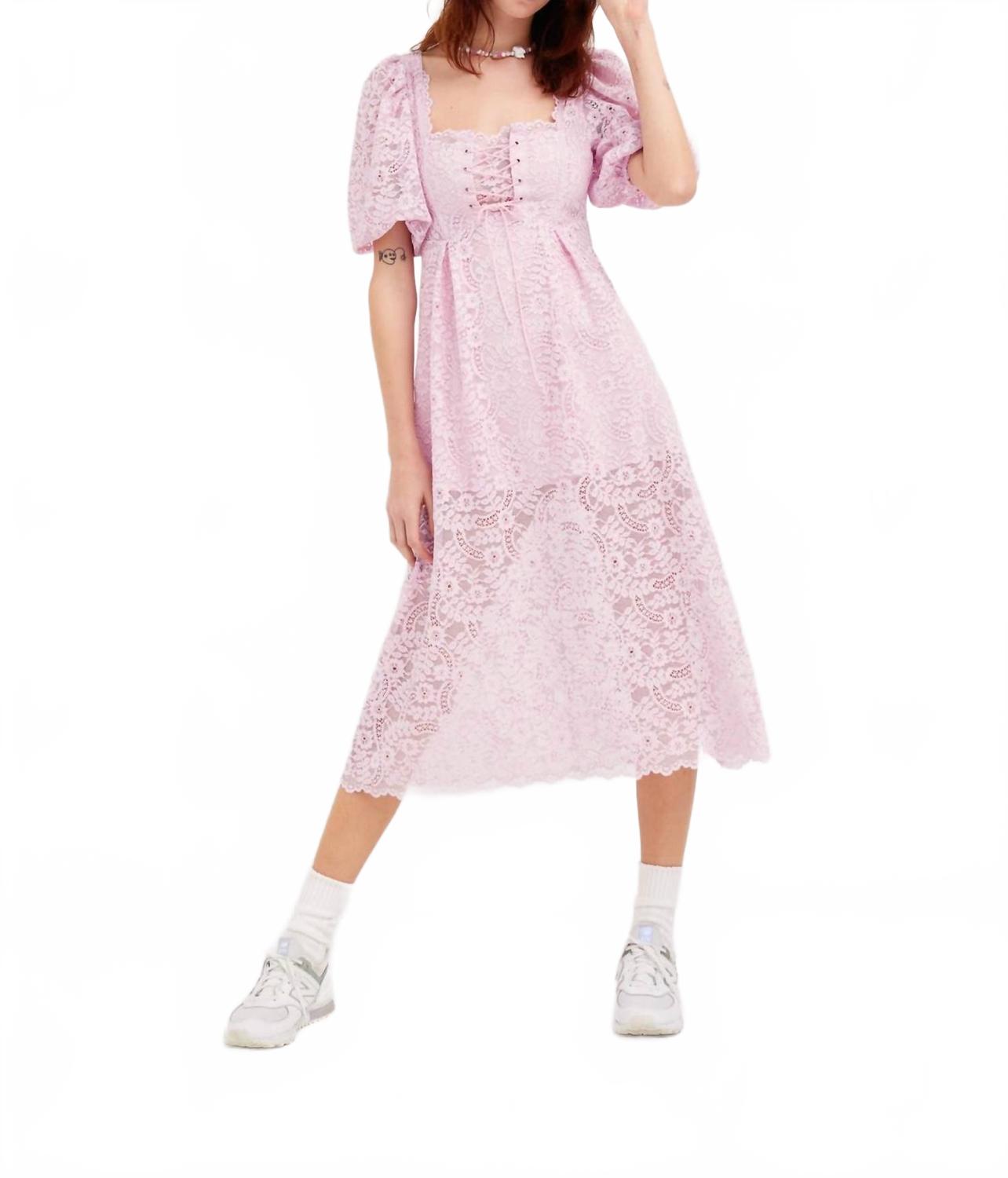 Carmela Midi Dress In Purple