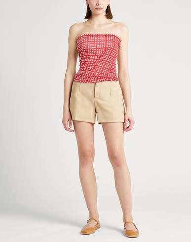 Woman Top Red Size M Rayon, Elastane