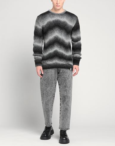 Man Sweater Black Size L Acrylic, Polyamide, Mohair wool, Wool, Elastane