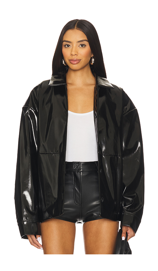Lovers and Friends Stella Faux Leather Jacket in Black. XS also in L, M, S