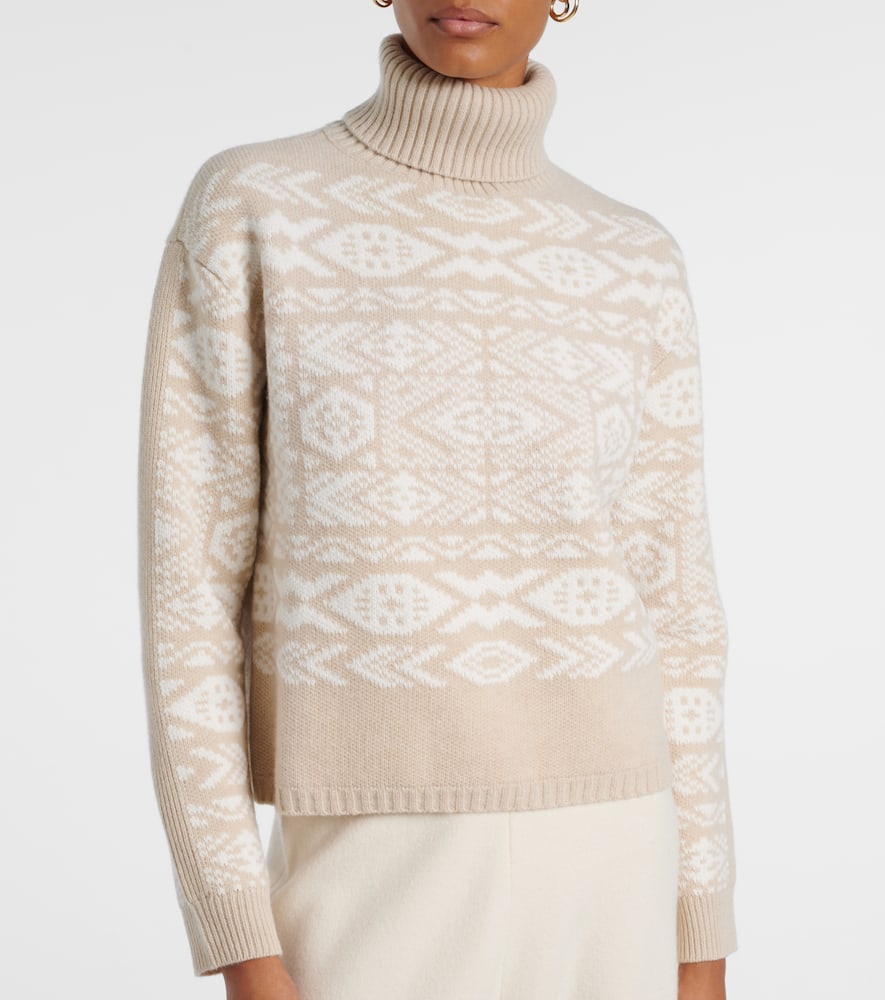 Nadin wool and cotton-blend turtleneck sweater