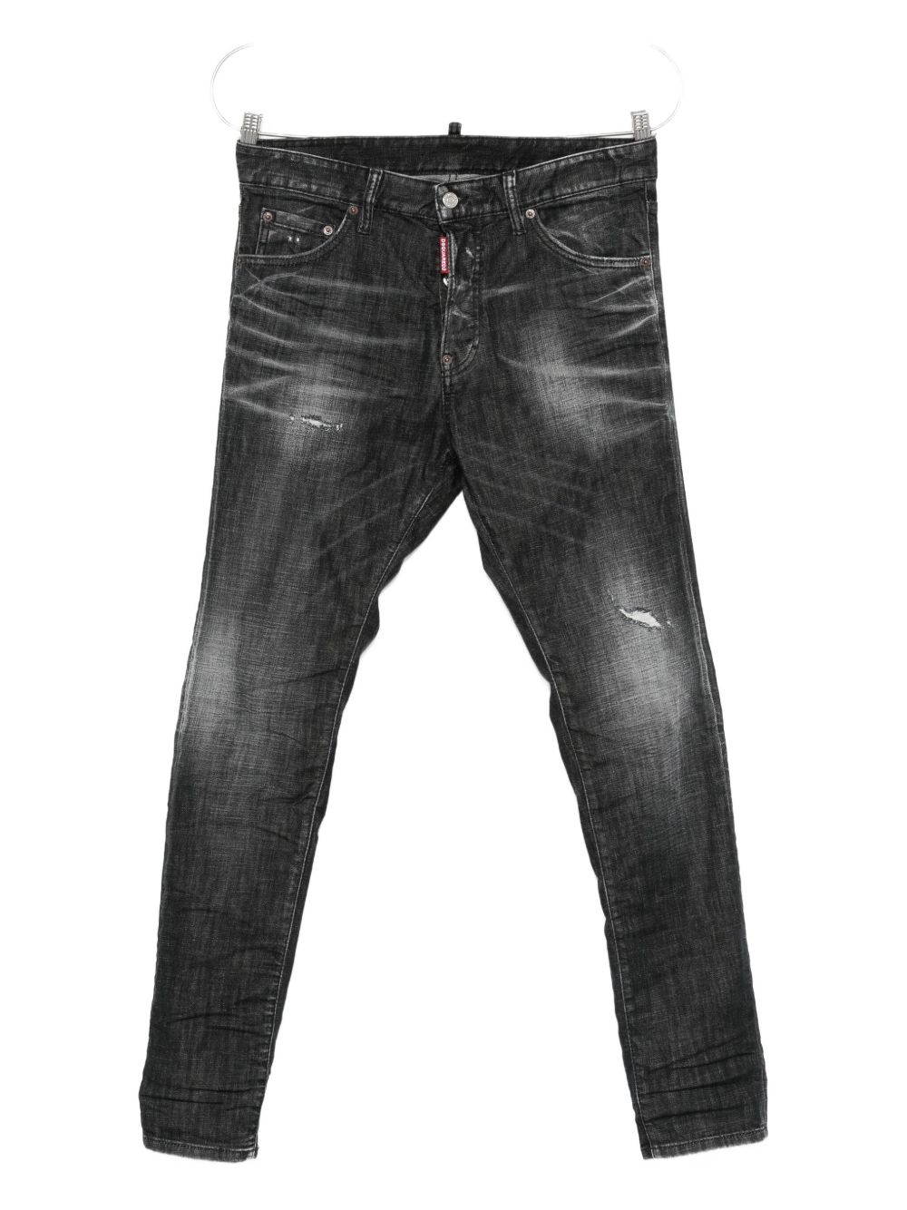 Faded distressed jeans - Black