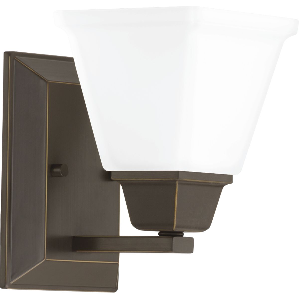 Antique Bronze One Light Bath from the Clifton Heights Collection