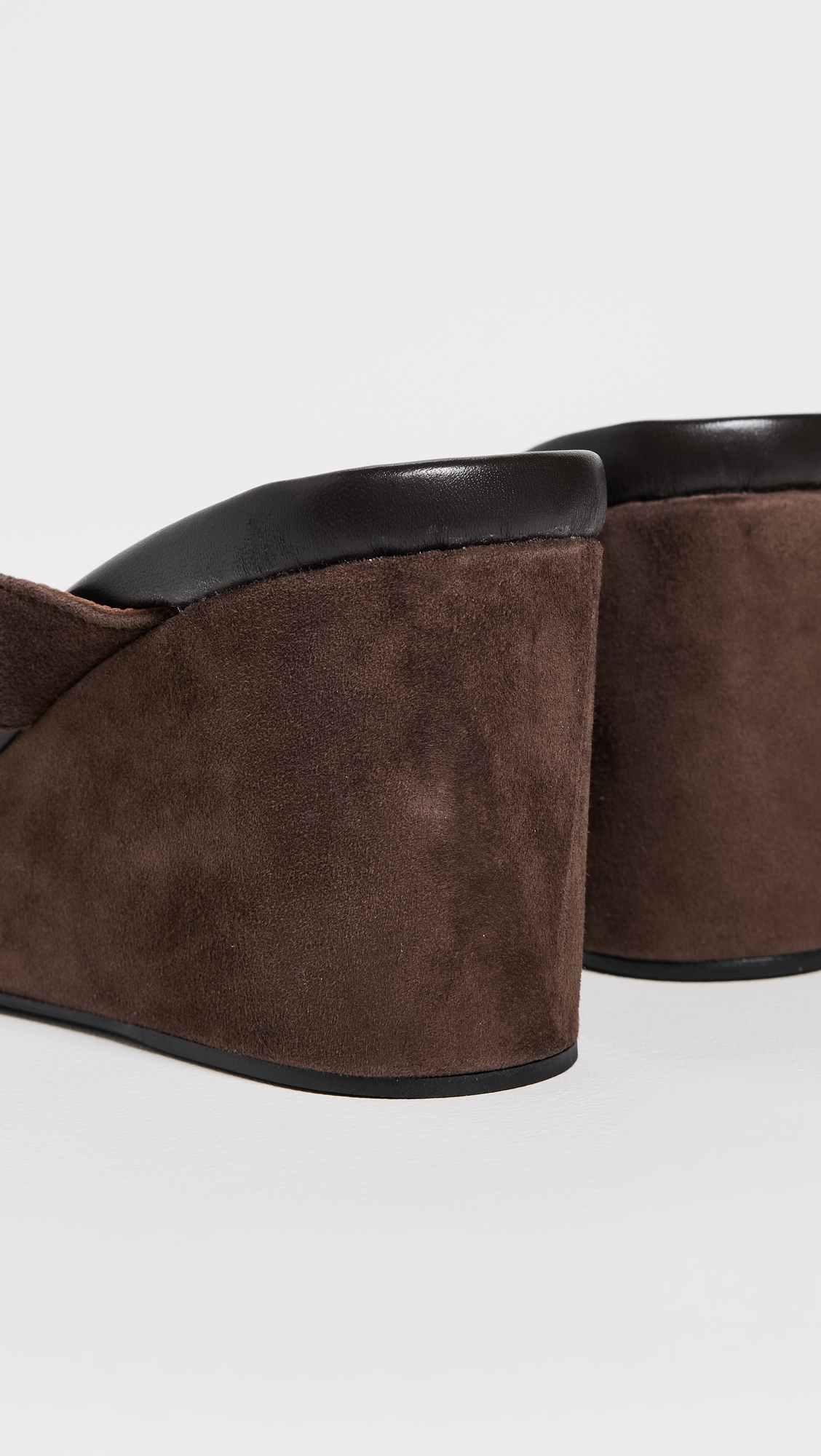 Tony Bianco Avanti Wedge Thong Sandals Espresso Suede