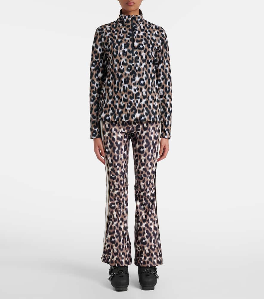 Elancia leopard-print ski pants