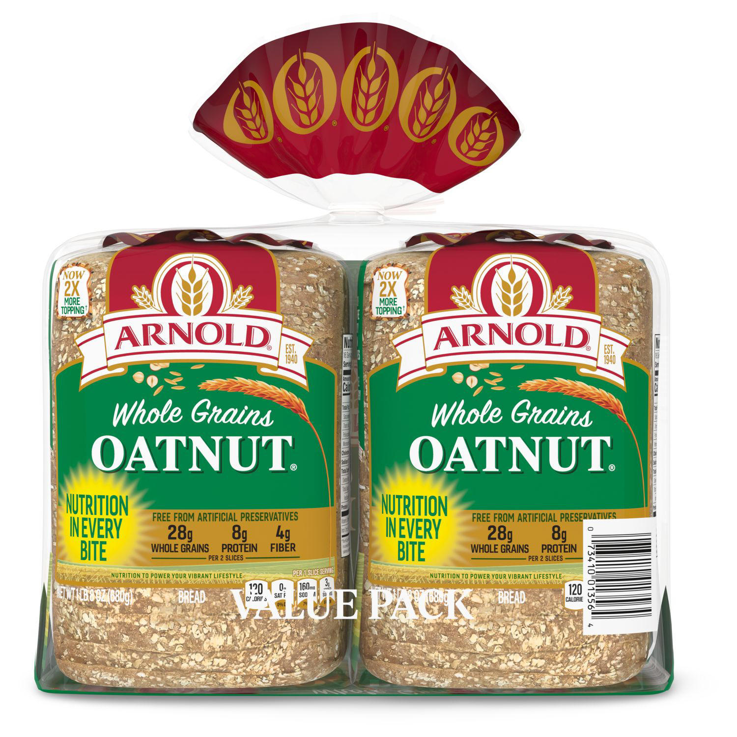 Whole Grains Oatnut Bread 24 oz.