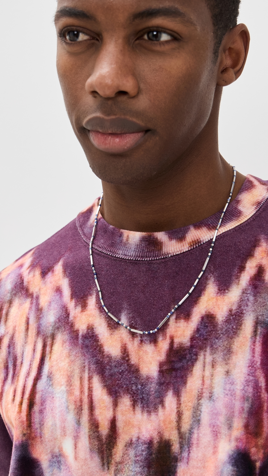 Necklace Blue/Silver One Size
