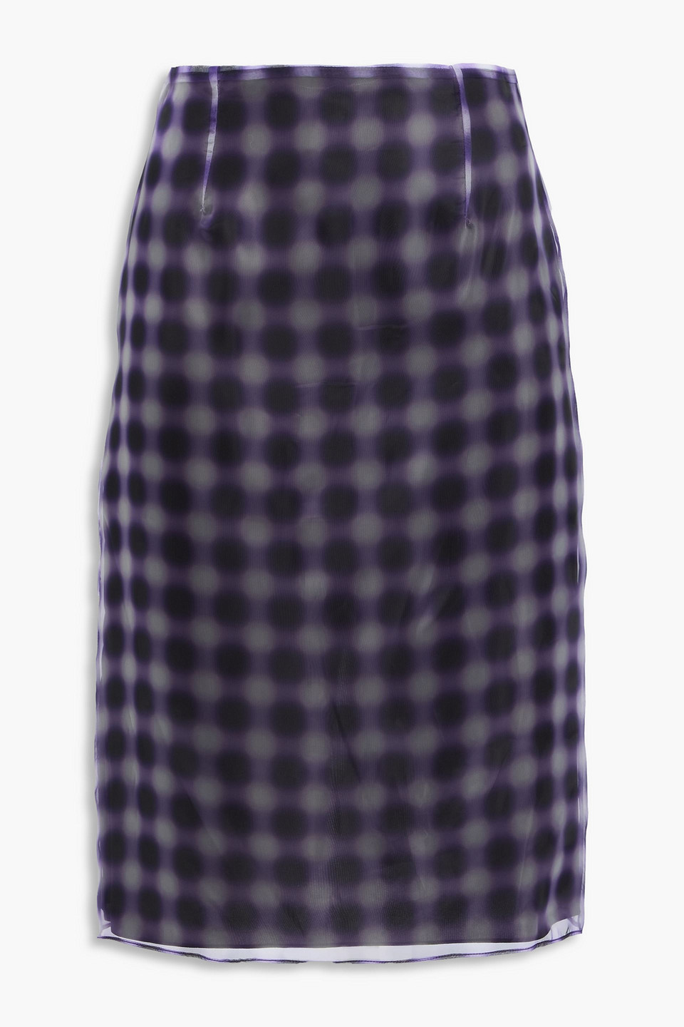Este printed organza skirt - Purple - UK 6