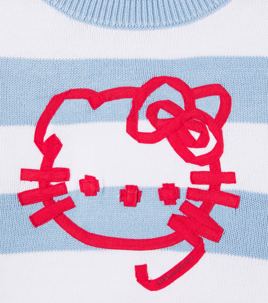 X Hello Kitty striped sweater