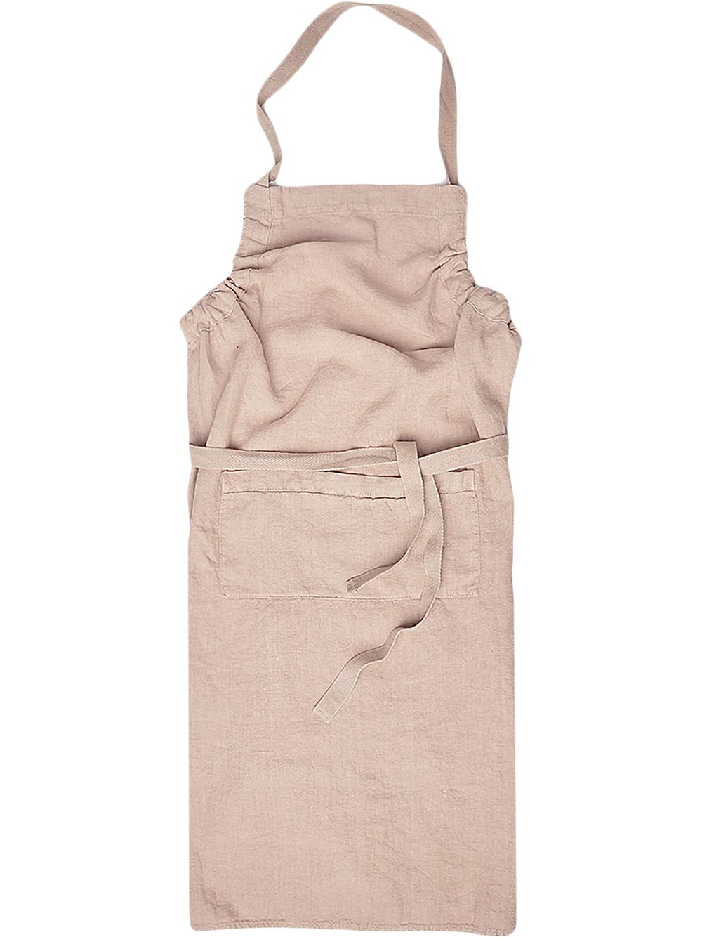 Linen kitchen apron - Pink