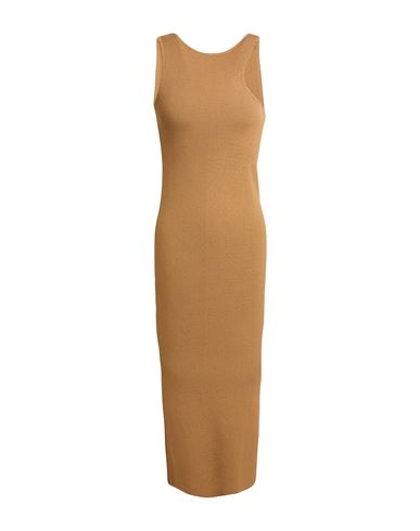 Woman Midi dress Camel Size ONESIZE Viscose, Acrylic, Elastane