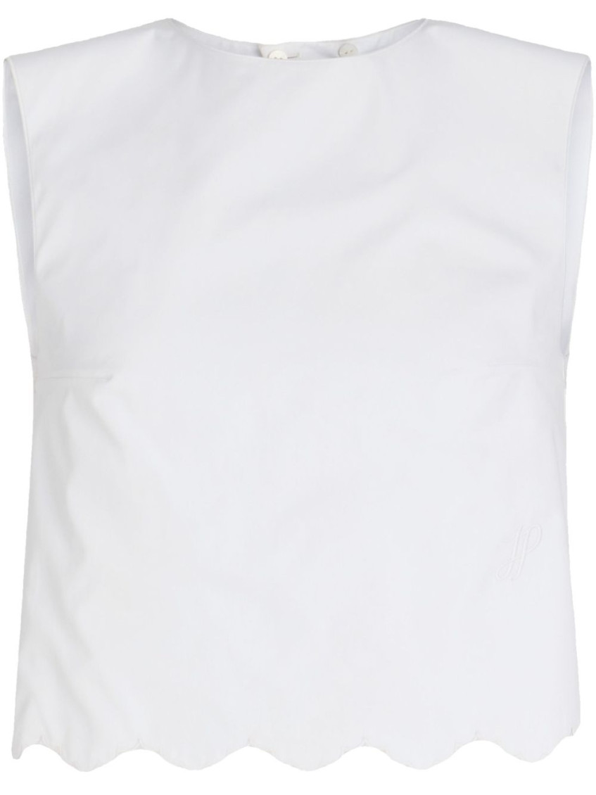 Short Poplin Top