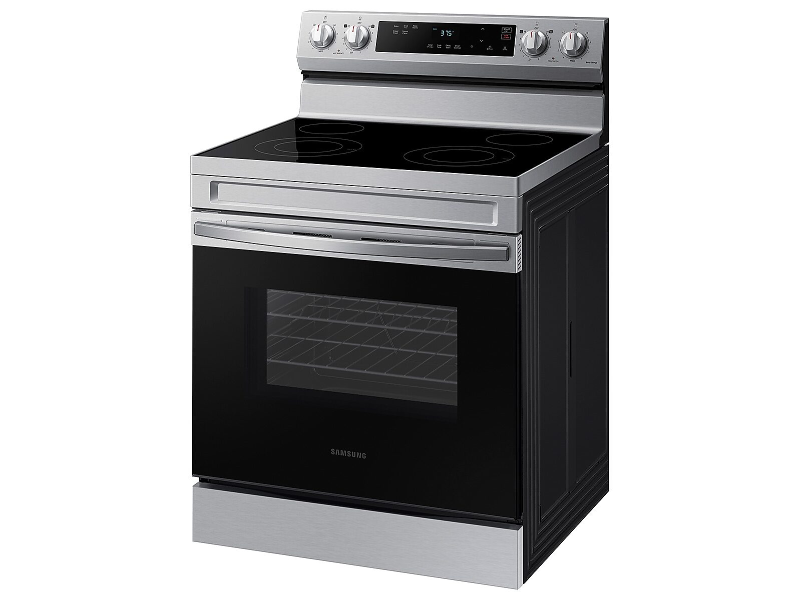 6.3 cu. ft. Smart Freestanding Electric Range with Steam Clean in Stainless Steel(NE63A6111SS/AA)
