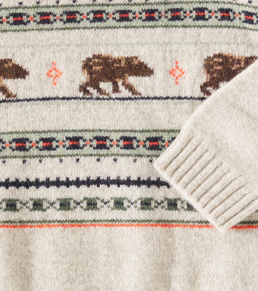 Bonpoint Grande jacquard wool sweater