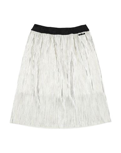 Kid Girl Kids' skirt Silver Size 12 Polyester