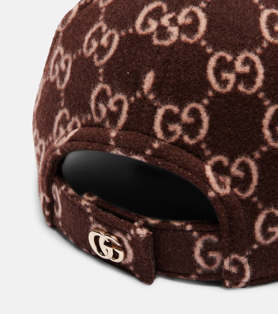 GG Canvas wool baseball cap