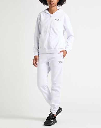Woman Tracksuit White Size L Polyester, Cotton