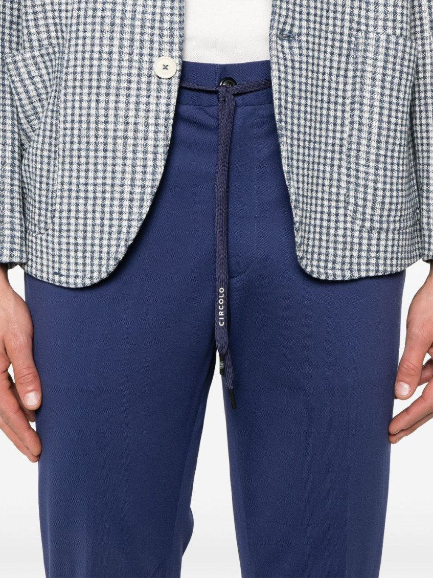 Royal Blue Cotton Trousers