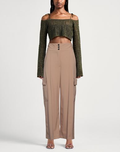 Woman Pants Camel