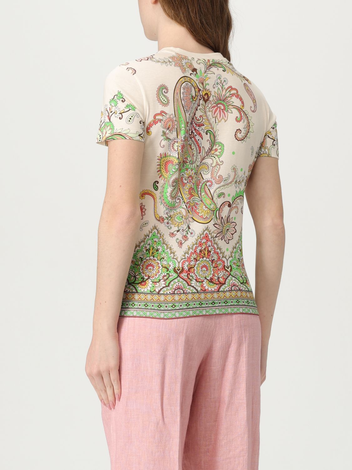 ETRO floral-print t-shirt - White