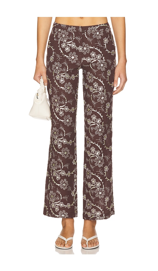SIEDRES Cera Pants in Brown. 40. Also