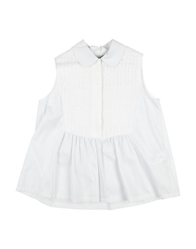 Kid Girl Top White Size 14+ Cotton, Polyester