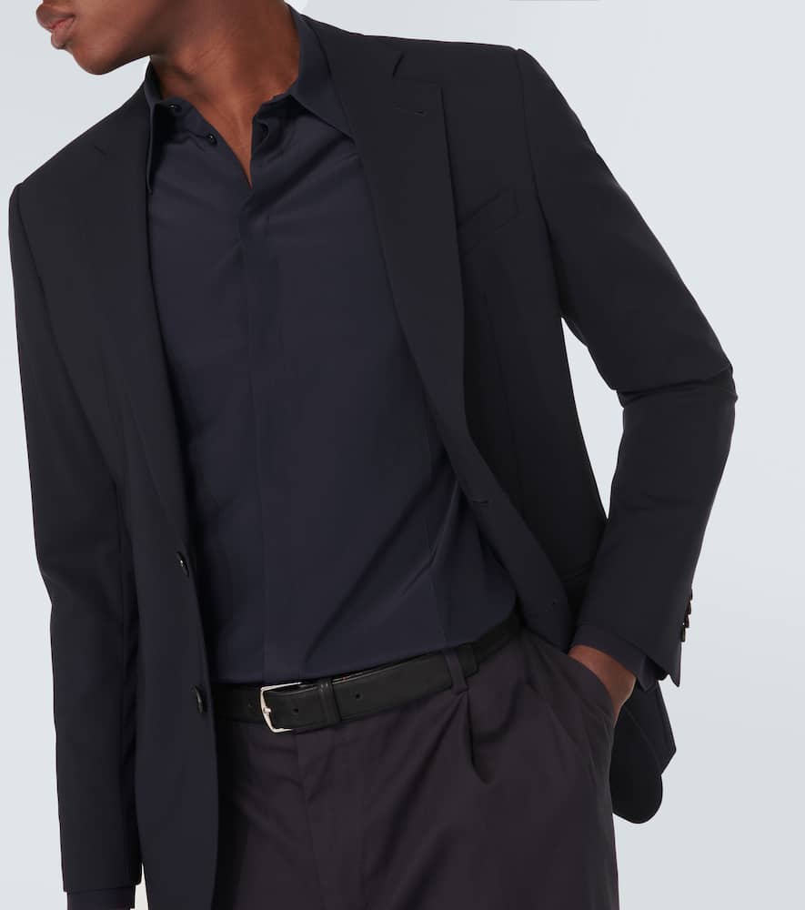 Silk crêpe de chine shirt