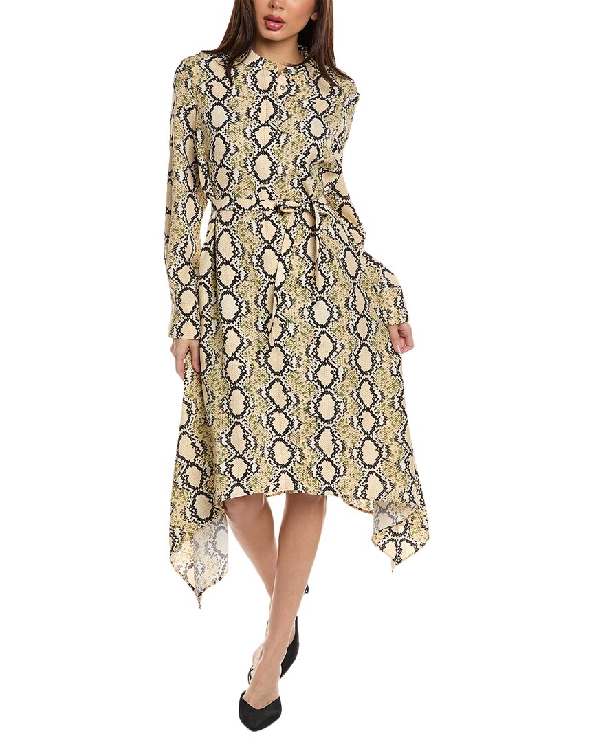 Mandarin Collar Shirtdress