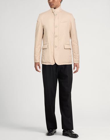 Man Jacket Beige Size 42 Polyamide, Polyurethane