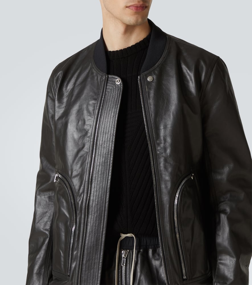 Bauhaus Flight leather bomber jacket
