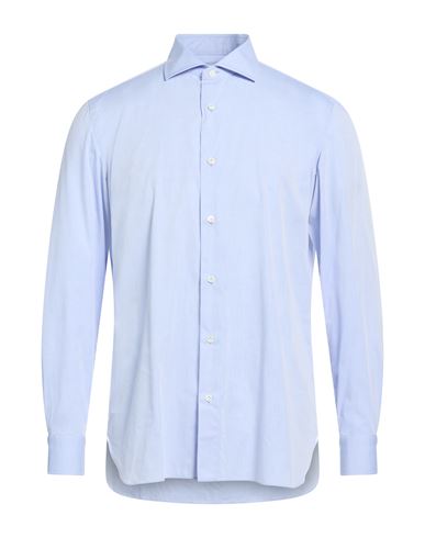 Man Shirt Sky blue Size 16 Cotton