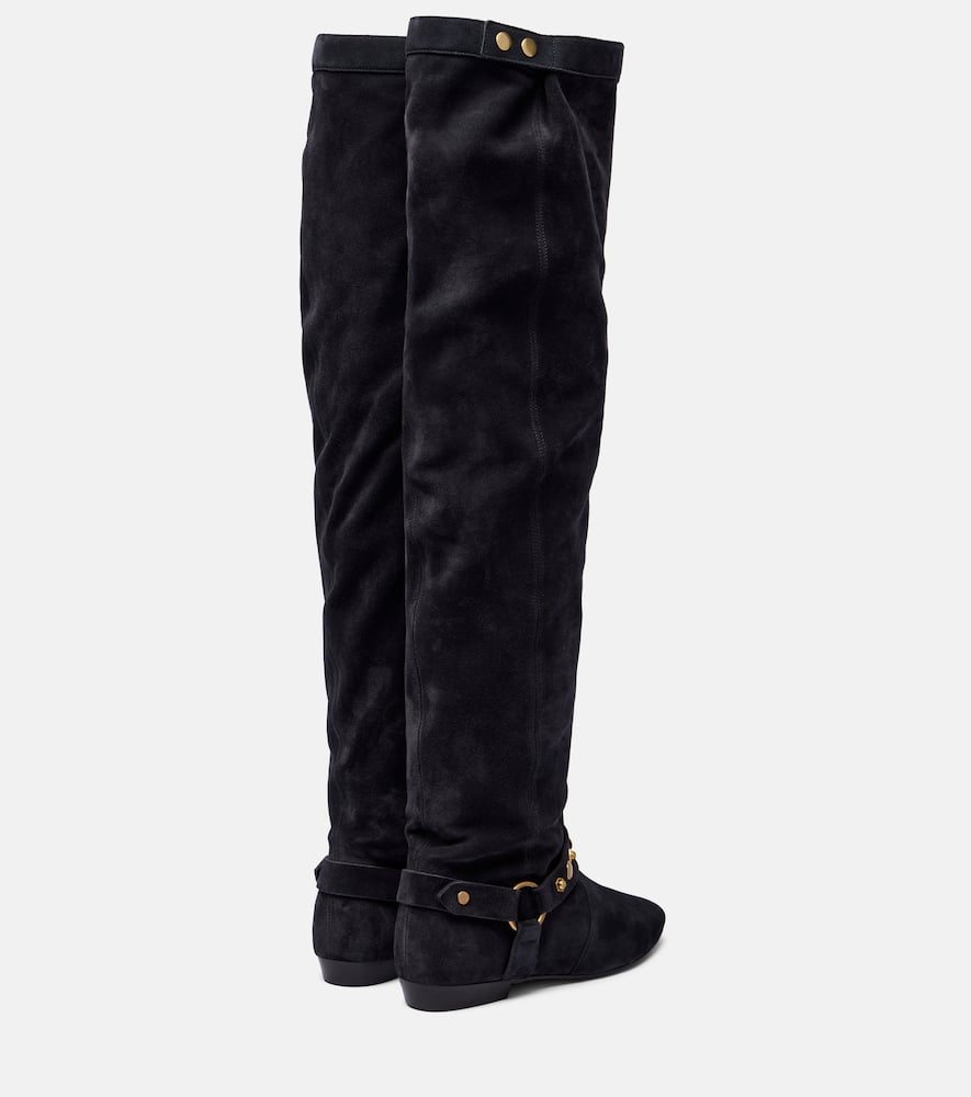 Selize suede over-the-knee boots