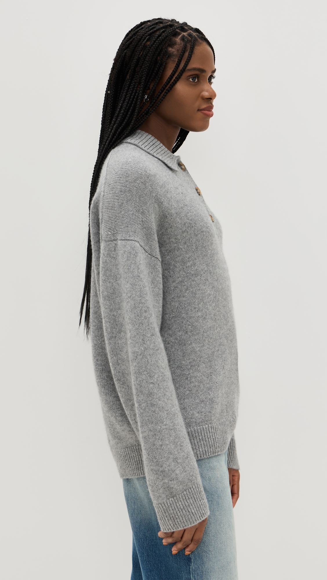 Brooklyn Cashmere Polo Sweater Husky