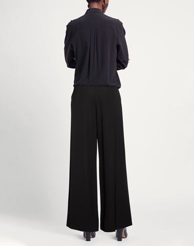 Woman Pants Black Size 2 Polyester, Elastane