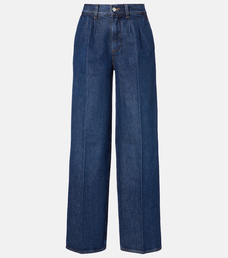 High-rise wide-leg jeans