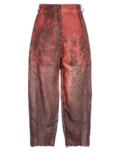 Woman Pants Brick Size 2 Cotton