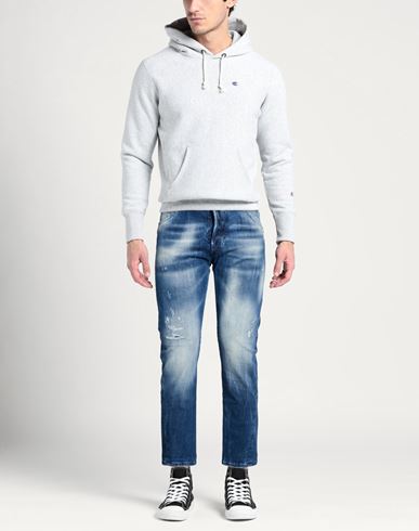 Patriòt Man Jeans Blue Size 32 Cotton, Elastane