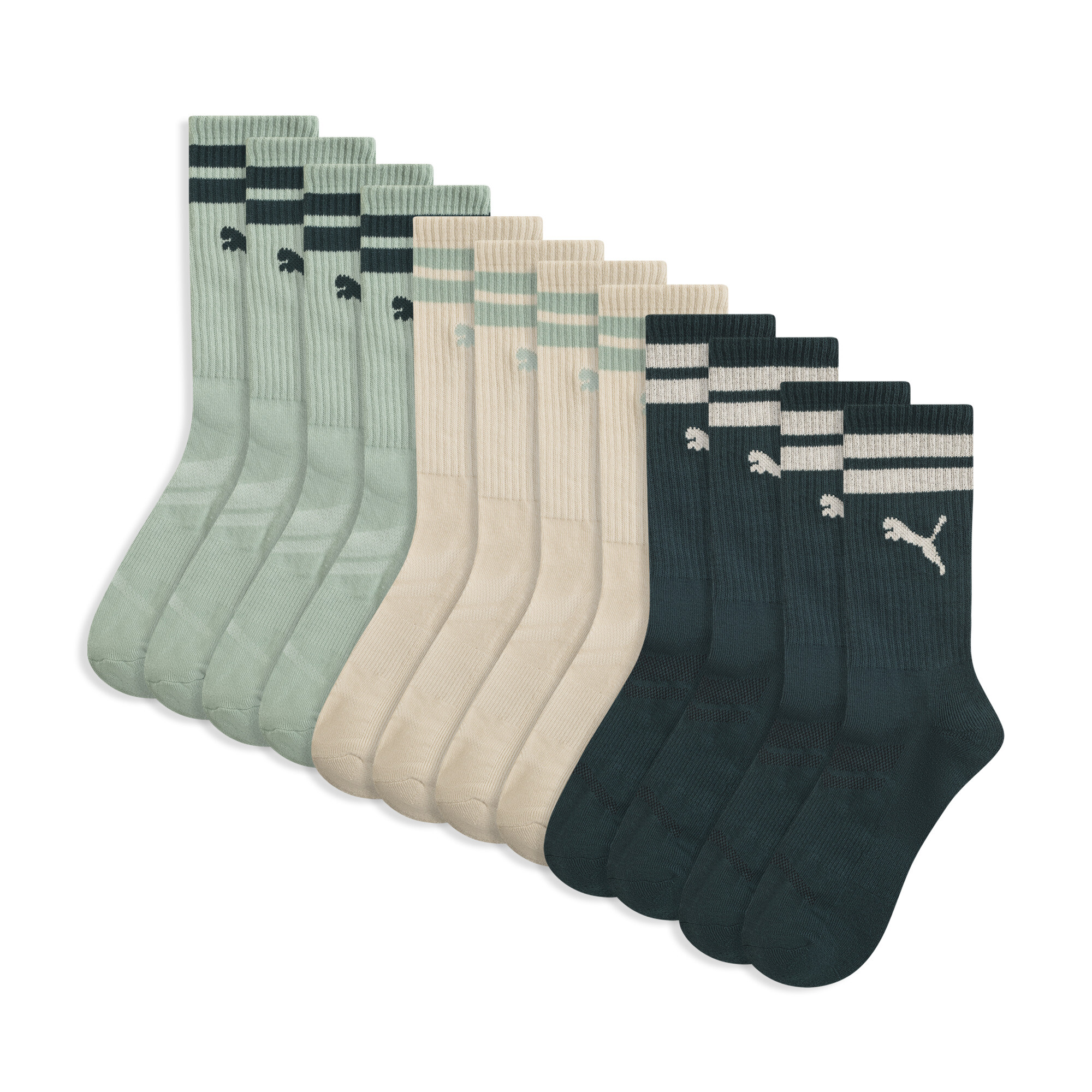 PUMA Men's Crew Socks 6 Pairs in Assorted Colour